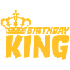 Happy Birthday King Logo
