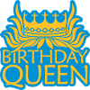 Blonde Hair Birthday Queen