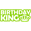 Birthday King Party Logo