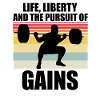 Novelty Patriotic Weightlifter Bodybuilder