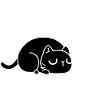 chat fatigué