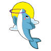 Dolphin with fitness tires