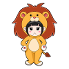 Lion Girl Costume