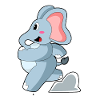 Elephant as jogger