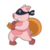 Pig Bandit Money Bag
