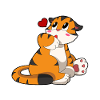 Tiger with heart