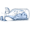 Gliders in a Bottle