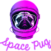Space Pug Dog Cadeau Carlins