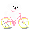 Maltese Bicycle Dog Gift Rétro