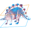 Stegosaurus Dinosaurier