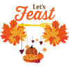 Thanksgiving Thanksgiving Festival Turkey T-Shirt