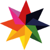 stern,bunter stern, regenbogen, LGBT