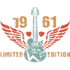 Guitariste Guitariste 1961 Anniversaire Guitariste
