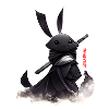Cute Ninja Rabbit