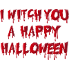 Joyeux Halloween Lettrage Design