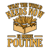Poutine Kanadisches Fastfood