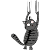 Panic Cat Striped Version