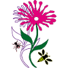 Fleurs, fleurs, abeilles