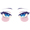 Blue Anime Eyes