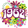 Groovy e Vintage 1962 60 anni di anniversario