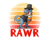 Dinosaur Rawr Thanksgiving Turkey Saurus