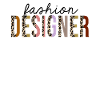 Fashion Designer Leopard Print Funny