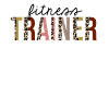 Fitness Trainer Leopard Print Funny