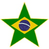 Brazil Flag Star