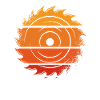 Säge In Retro sonne