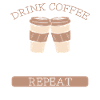 Coffee Drinking Sawdust Making