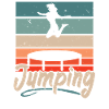 Springendes Trampolin Trampolin Trampolinspringen