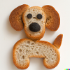 A Dog Made of bread