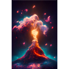 Erupting Nebula Volcano