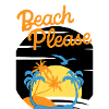 Beach Please - Palm Sunset Shirt