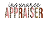 Insurance Appraiser Leopard Print Funny