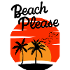 Beach Please - Palm Sunset Shirt