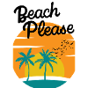 Beach Please - Palm Sunset Shirt
