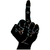Black finger