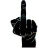 Black finger