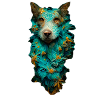feathered dog