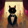 Ballroom cat