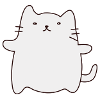 Drawn cat 1