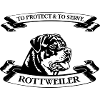 Pour protéger et servir Rottweiler