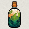 Garden in a bottle