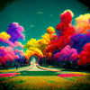 Tours dans l’arc-en-ciel