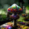 Magic Mushroom Painting
