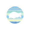 Sea Turtle Retro Graphic