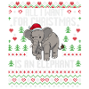 Weihnachten Elefanten Weihnachtspullover Elefant