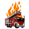Brandbil Brandbil Brand