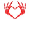 Heart Skeleton Halloween